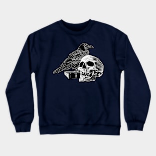 Quoth the Raven - Outlined Crewneck Sweatshirt